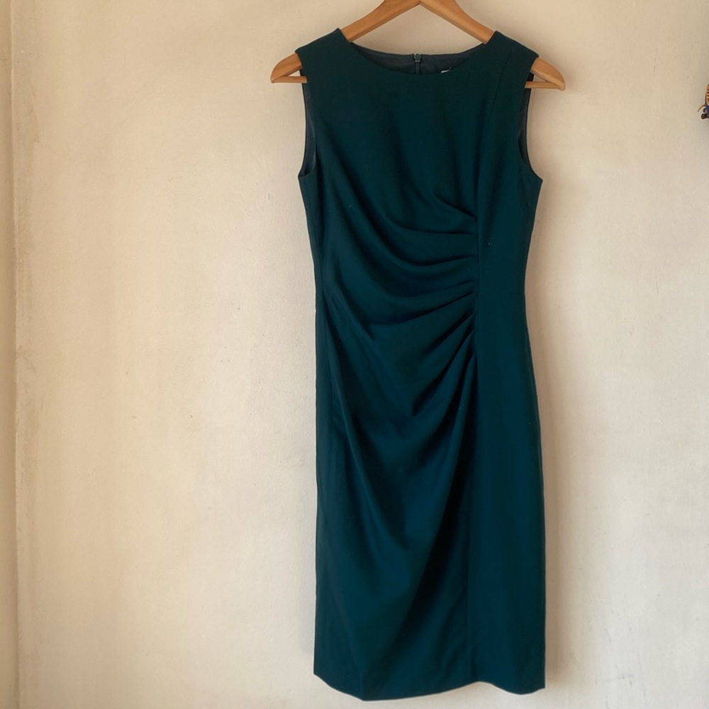 MaxMara 2 Wool Ruched Dress